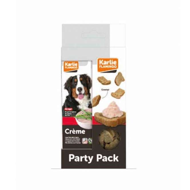 Karlie Flamingo Party Snack Leberwurst und Kartoffeltoast